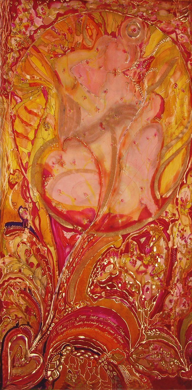 Lovers Silk Tapestry